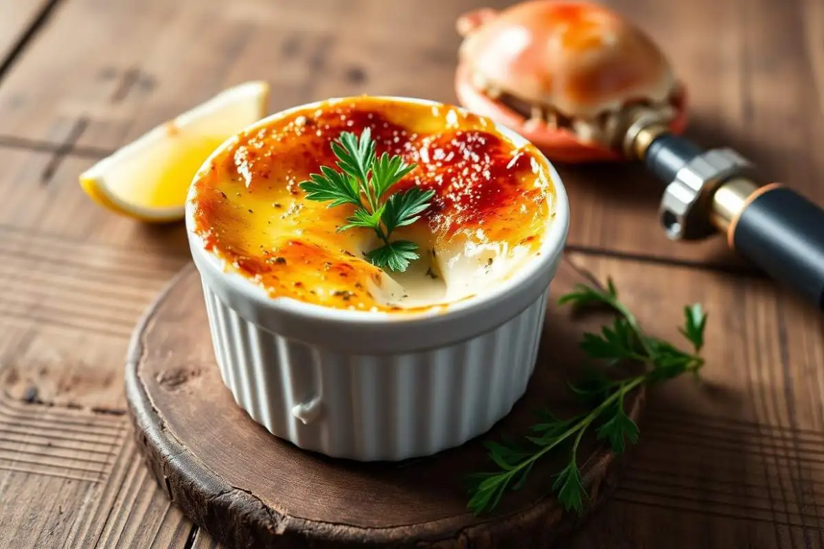 Luxurious Crab Brulee Recipe